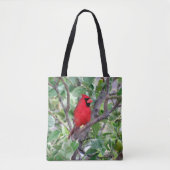 Mannelijke kardinaal - Rundant Bird Canvas tas (Voorkant)