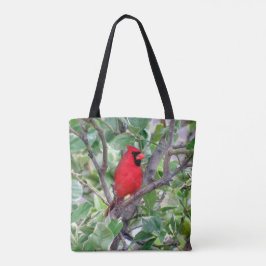 Mannelijke kardinaal - Rundant Bird Canvas tas
