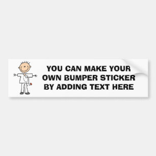 Mannelijke keuze Afbeelding Verpleegbare T-shirts  Bumpersticker