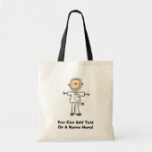 Mannelijke keuze Afbeelding Verpleegoverhemden en Tote Bag (Voorkant)