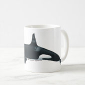 Mannelijke Killer Whale Klassieke Mok (Voorkant rechts)