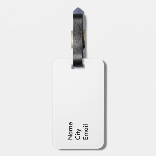 Mannelijke koala personaliseren bagagelabel (Achterkant verticaal)