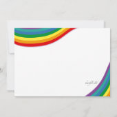 Mannelijke komt uit de Kast Uitnodiging (Achterkant)