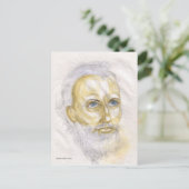 Mannelijke kop na droger, Briefkaart (Staand voorkant)