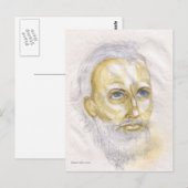 Mannelijke kop na droger, Briefkaart (Voorkant / Achterkant)