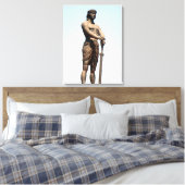mannelijke lapu torso canvas afdruk (Insitu (Slaapkamer))