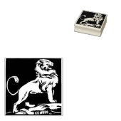 Mannelijke leeuw art stempel (Gestempeld)