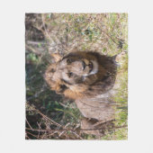 Mannelijke leeuw fleece deken (Voorkant)