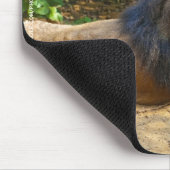 Mannelijke leeuw Mousepad Muismat (Hoek)