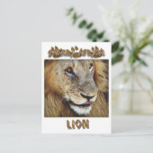 Mannelijke lieren - briefkaarten met wilde dieren (Staand voorkant)