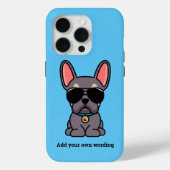Mannelijke Lila Tan French Bulldog Case-Mate iPhone Case (Achterkant)