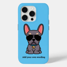 Mannelijke Lila Tan French Bulldog iPhone 15 Pro Case