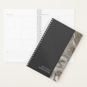 Mannelijke look Flat Black en Marble Edge Planner (Display)