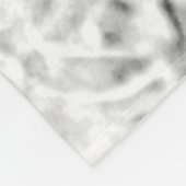 Mannelijke Lowland Silverback Gorilla, zwart en wi Fleece Deken (Hoek)