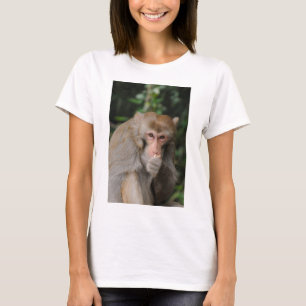 Mannelijke makaak t-shirt