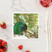 Mannelijke Mallard Duck Napkin Servet (Insitu)