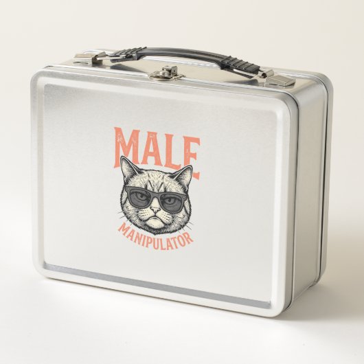 Mannelijke Manipulator Grappige Kat Zonnebril Vint (Voorkant)