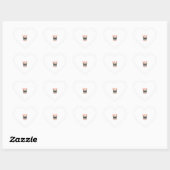 Mannelijke Manipulator Grappige Kat Zonnebril Vint Hart Sticker (Vel)