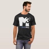 Mannelijke Media Mind Hoofd Logo (Licht) T-shirt (Voorkant volledig)