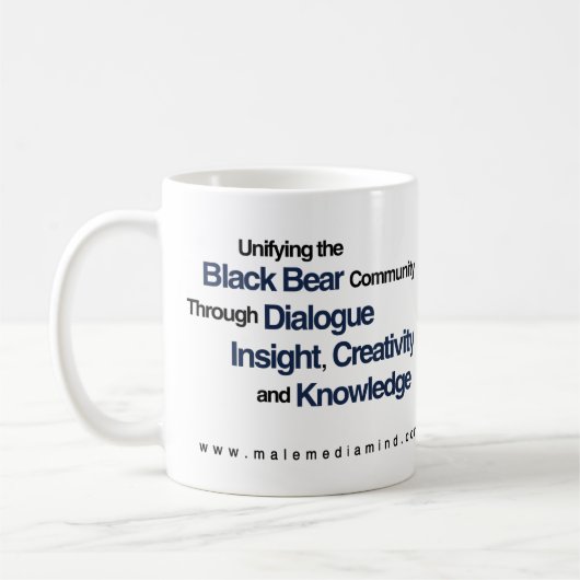 Mannelijke mediaminde Belangrijkste Mok van de Log (Links)