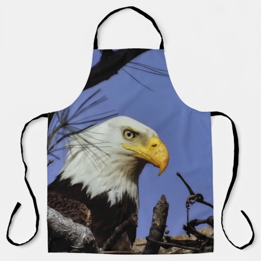 Mannelijke mens Bald Eagle Schort (Voorkant)