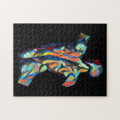 mannelijke menselijke anatomie abstracte kunst legpuzzel (Horizontaal)
