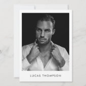 Mannelijke modelleraar Comp Kaart 5 Foto QR-code (Voorkant)