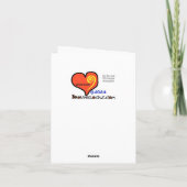 Mannelijke Morticiër die Coffin Wenskaart meet Kaart (Achterkant)