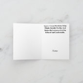 Mannelijke Morticiër die Coffin Wenskaart meet Kaart (Binnen)