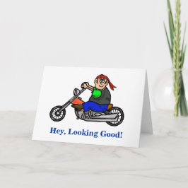 Mannelijke motorfiets Kaart Verjaardag
