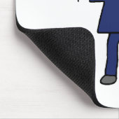 Mannelijke muis Afbeelding Verpleegster Middelgrot Muismat (Hoek)