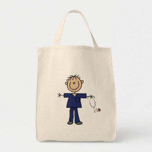 Mannelijke muis Afbeelding Verpleegster Middelgrot Tote Bag