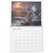Mannelijke oceaan feeën kalender (Jan 2027)