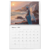 Mannelijke oceaan feeën kalender (Feb 2027)