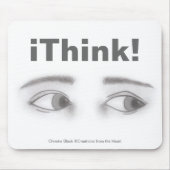 Mannelijke ogen muismat (Voorkant)