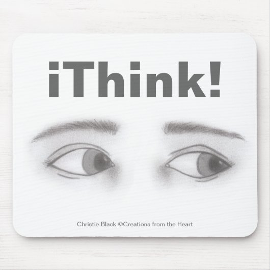 Mannelijke ogen muismat (Voorkant)