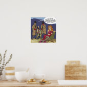 Mannelijke onhandigheid grappige poster (Keuken)