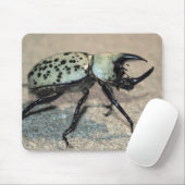 Mannelijke oostelijke Hercules Beetle Mousepad Muismat (Met muis)