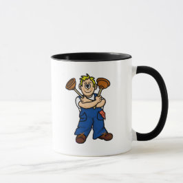 Mannelijke Plumber-Mok (aanpassen) Mok