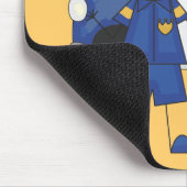 Mannelijke politiefunctionaris Tshirts en Gifts Muismat (Hoek)