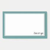 Mannelijke Post It Note voor George voor jou (Voorkant)