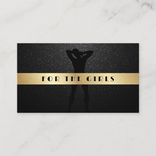 Mannelijke Private Exotic Dancer Visitekaartje (Voorkant)