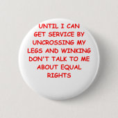 mannelijke rechten ronde button 5,7 cm (Voorkant)