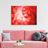 Mannelijke reproductiesperm die de eieren ingaat canvas afdruk (Insitu (Woonkamer))