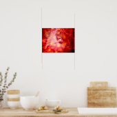 Mannelijke reproductiesperm die de eieren ingaat poster (Keuken)