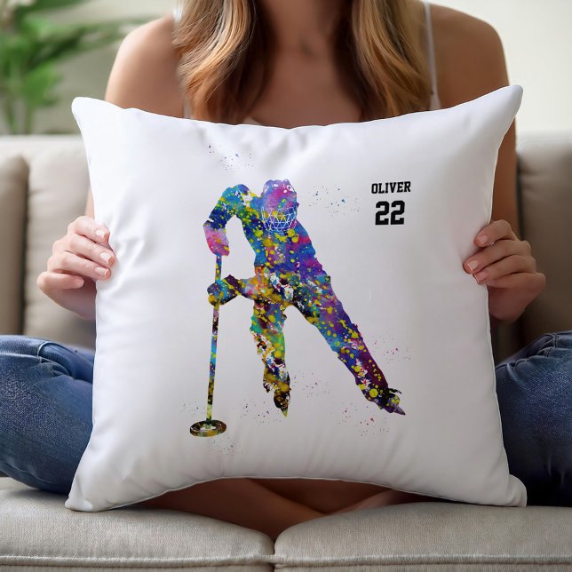 Mannelijke Ringette Speler Kussen (Creator heeft geüpload)