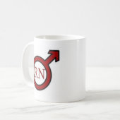 Mannelijke RN Koffiemok (Voorkant links)