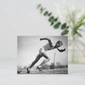 Mannelijke Runner Briefkaart (Staand voorkant)