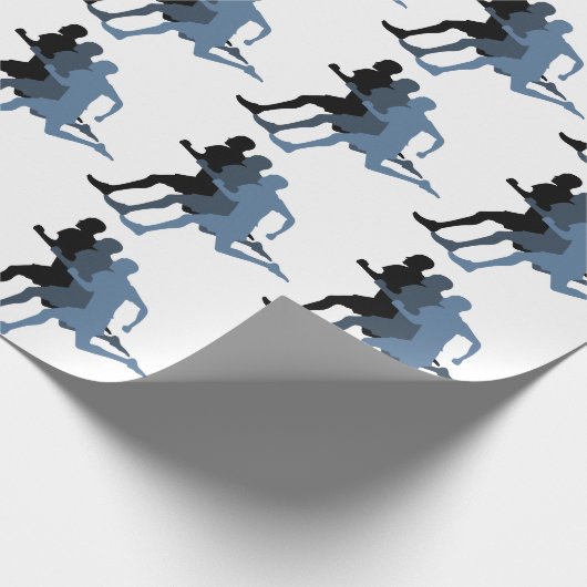 Mannelijke Runner Cadeaupapier (Hoek)