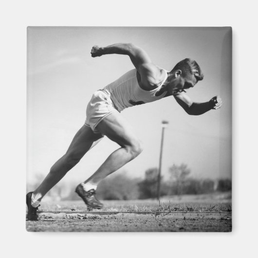 Mannelijke Runner Magneet (Voorkant)